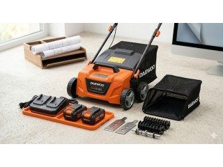 Аэратор-скарификатор Daewoo Power DSC 3842Li SET: обзор модели
