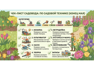 Что купить для дачи в конце мая: чек-лист садовода