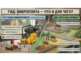 Что такое виброплита и для чего она нужна