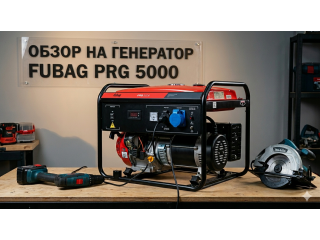 Генератор бензиновый FUBAG PRG 5000 — обзор надёжной электростанции 4,5 кВт для дачи, дома и стройки