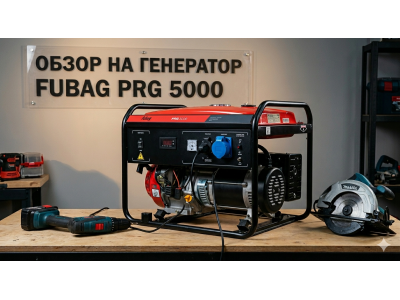 Генератор бензиновый FUBAG PRG 5000 — обзор надёжной электростанции 4,5 кВт для дачи, дома и стройки
