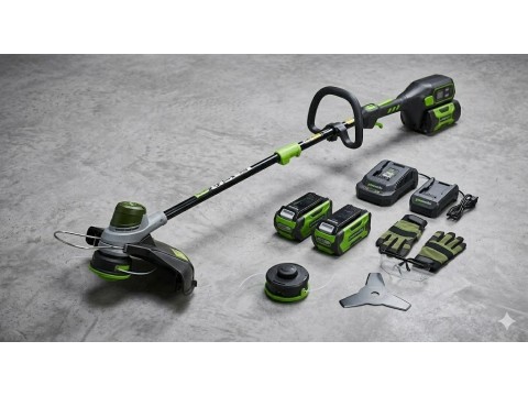 Триммер аккумуляторный Greenworks GD40BC: обзор мотокосы 40V