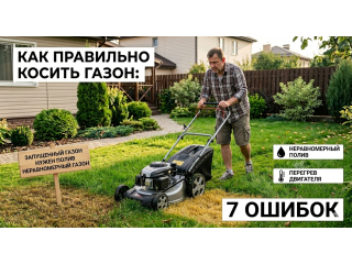 Как правильно косить газон: 7 ошибок, которые убивают траву