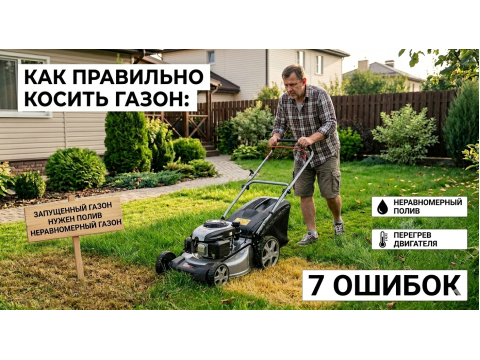 Как правильно косить газон: 7 ошибок, которые убивают траву