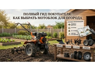 Как выбрать мотоблок для огорода: полный гид покупателя