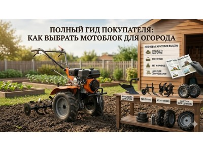 Как выбрать мотоблок для огорода: полный гид покупателя