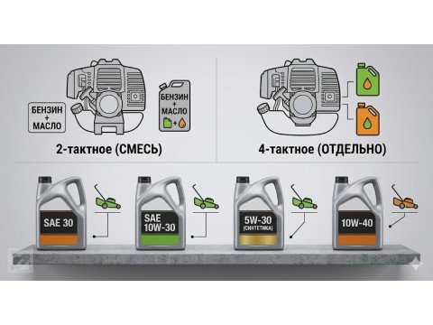 Какое масло залить в газонокосилку: разбираем типы, марки и вязкость