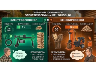 Электрический или гидравлический дровокол: что лучше для частного дома