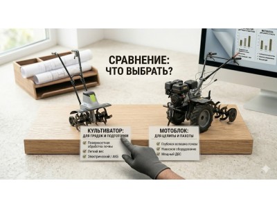 Мотоблок или культиватор: в чём разница и что выбрать