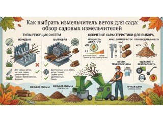 Как выбрать измельчитель веток для сада: обзор садовых измельчителей