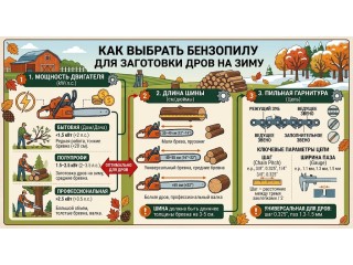 Как выбрать бензопилу для заготовки дров на зиму: мощность, шина и гарнитура