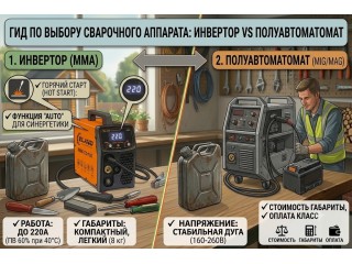 Как выбрать сварочный аппарат: инвертор, полуавтомат и основные параметры