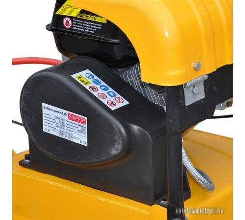 Виброплита Skiper С-140 Loncin LC200F (колеса)