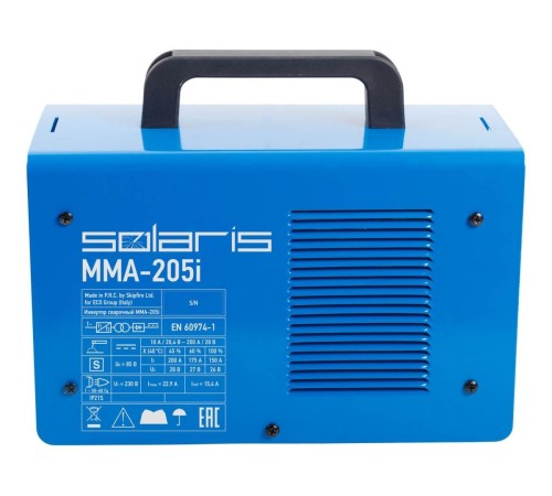 Сварочный инвертор Solaris MMA-205i
