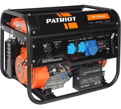 Генератор бензиновый Patriot GP 7210AE