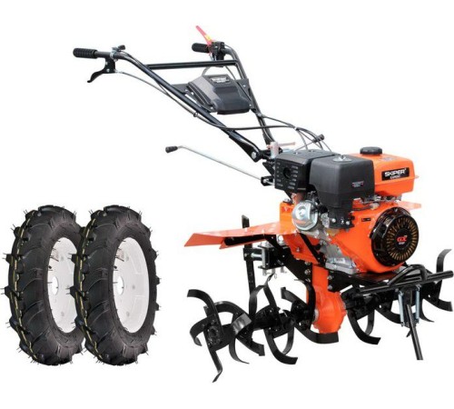 Мотоблок  Skiper SP-1600SE Expert с колесами 6.00-12