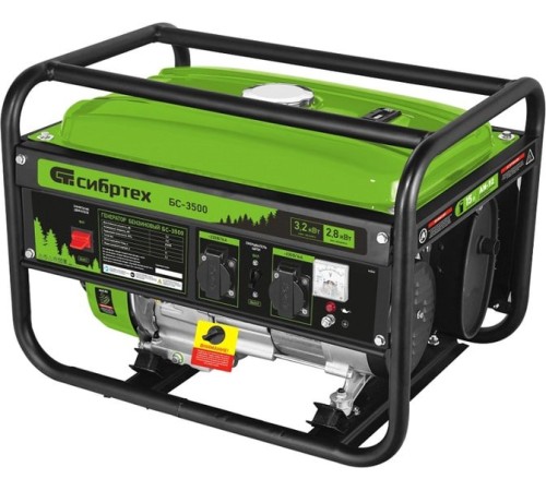 Генератор бензиновый Сибртех БС-3500