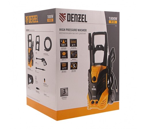 Мойка высокого давления Denzel R-135