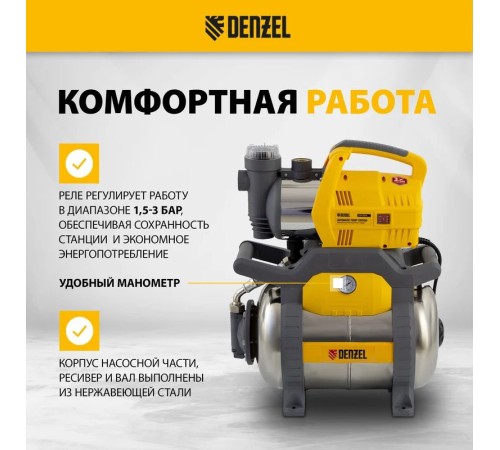 Насосная станция Denzel PSХ950X