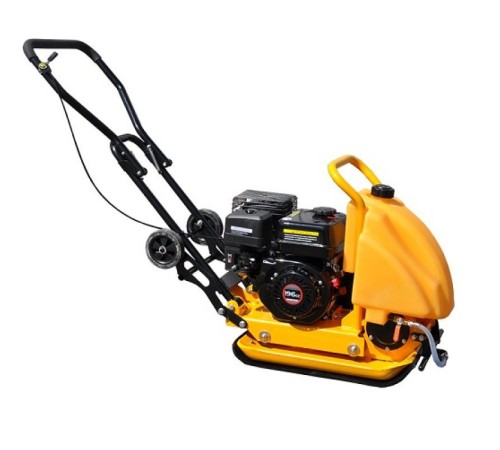 Виброплита Skiper C-90 Loncin LC200F (бак, колеса, мат)