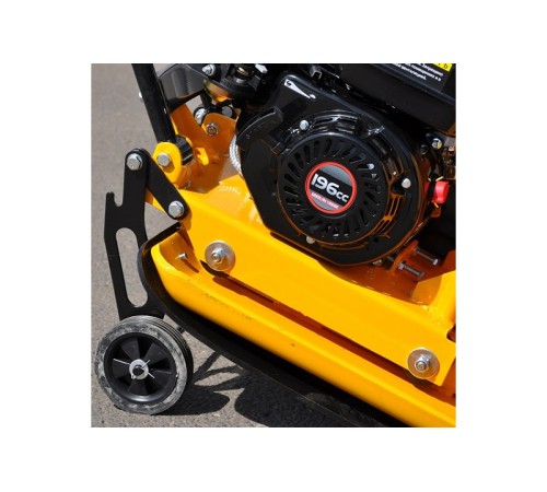 Виброплита Skiper C-90 Loncin LC200F (бак, колеса, мат)