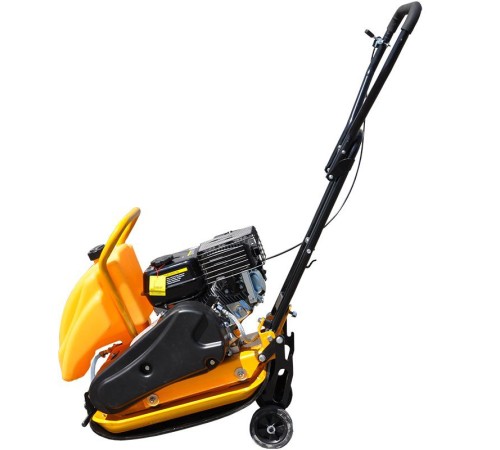 Виброплита Skiper C-90 Loncin LC200F (бак, колеса, мат)