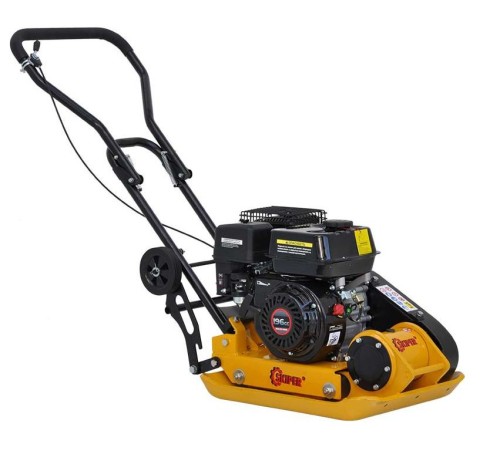 Виброплита Skiper C-90 Loncin LC200F (колеса, мат)