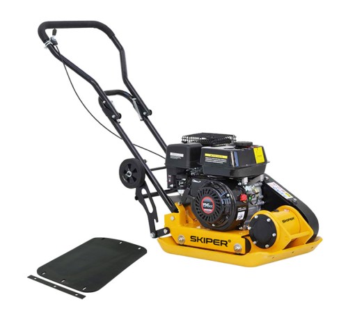 Виброплита Skiper C-90 Loncin LC200F (колеса, мат)