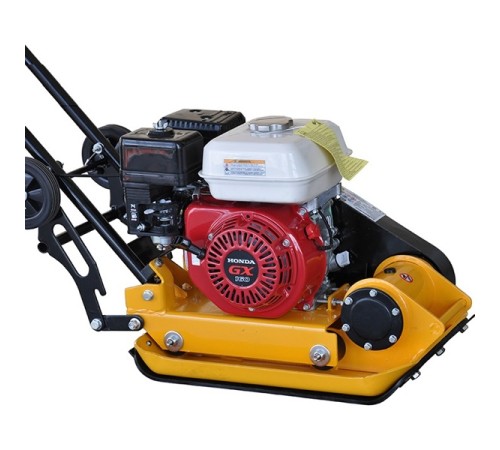 Виброплита Skiper С-60 Honda GX160 (бак, колеса, мат)