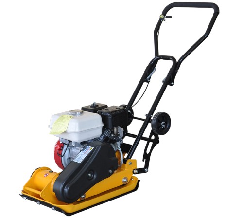 Виброплита Skiper С-60 Honda GX160 (бак, колеса, мат)