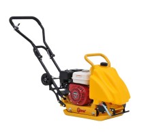 Виброплита Skiper С-60 Honda GX160 (бак, колеса, мат)