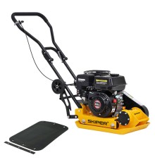 Виброплита Skiper C60L-WM Loncin LC160F (колеса, мат)