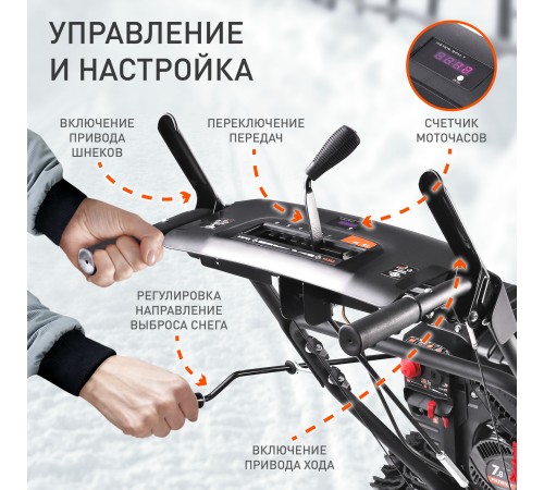 Снегоуборщик бензиновый Patriot PRO 785E