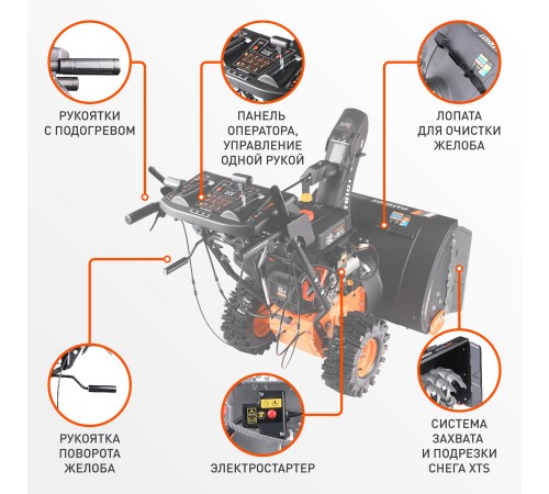 Снегоуборщик бензиновый Patriot Сибирь 113 Е