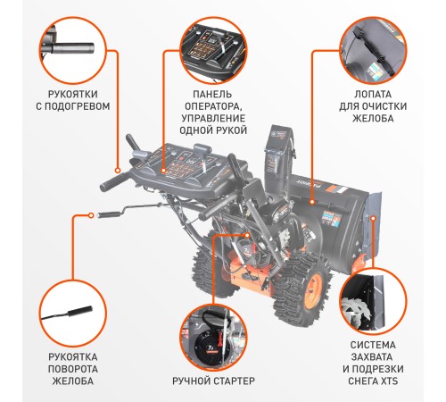 Снегоуборщик бензиновый Patriot СИБИРЬ 57
