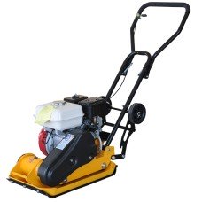 Виброплита Skiper С-60 Honda GX160 (колеса, мат)