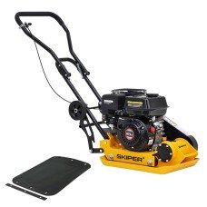 Виброплита Skiper C60L-WM Loncin LC160F (колеса, мат)