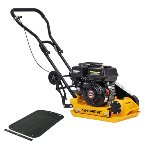 Виброплита Skiper С-60 Loncin LC160F (колеса, мат)