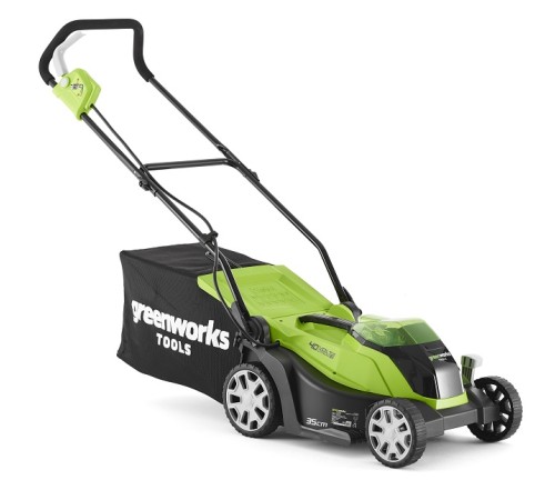 Колёсная газонокосилка Greenworks G40LM35K4 (с 1-м АКБ 4 а*ч)