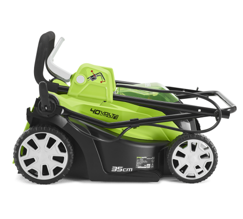 Колёсная газонокосилка Greenworks G40LM35K4 (с 1-м АКБ 4 а*ч)