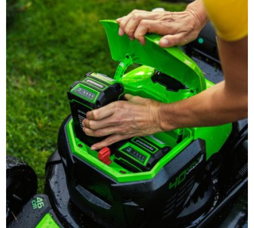 Газонокосилка Greenworks GD40LM46SP 2506807UB (с 1-им АКБ 4 Ah)