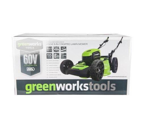 Газонокосилка Greenworks GD60LM46HP (без АКБ)