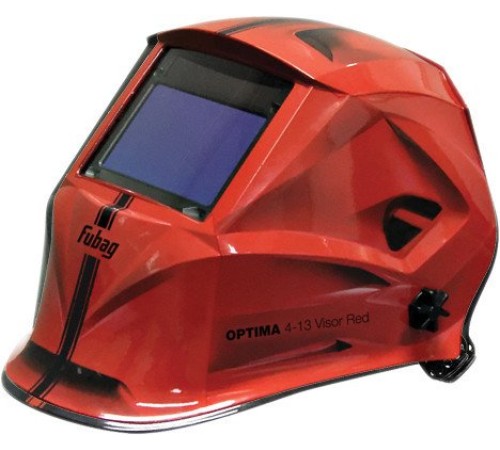 Сварочная маска Fubag Optima 4-13 Visor (красный) [38437]