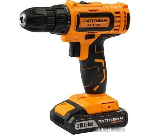 Дрель-шуруповерт Partisan AD-21-2 Li (с 2-мя АКБ, кейс)