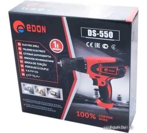 Дрель-шуруповерт Edon DS-550