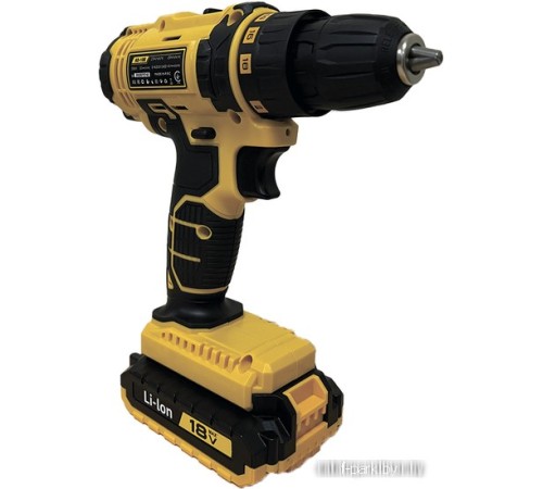 Дрель-шуруповерт Edon AD-18E (с 2-мя АКБ, кейс, набор оснастки)