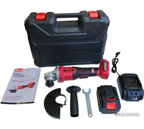 Угловая шлифмашина Edon UAG-21/125BL ( с 1-им АКБ)