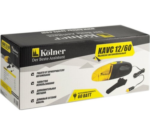 Автомобильный пылесос Kolner KAVC 12/60