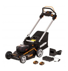 Газонокосилка аккумуляторная Worx WG749E (2 АКБ и ЗУ)
