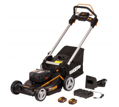 Газонокосилка Worx WG749E (с 2-мя АКБ)